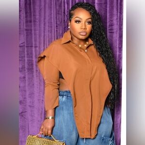 Cute Brown Women Shirt